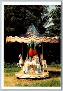 First Solar Powered   Carousel  Peter Petz  Postcard