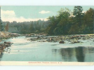 Divided-back RIVER SCENE Concord New Hampshire NH AE6658