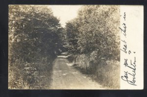 RPPC MILLS PENNSYLVANIA PA. 1910 TO AURORA NEW YORK REAL PHOTO POSTCARD