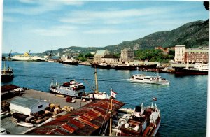 Postcard of Bergen's Vågen harbor by Giovanni Trimboli.