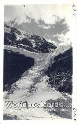 Real Photo Angel Glacier Jasper Park Canada Writing On Back 