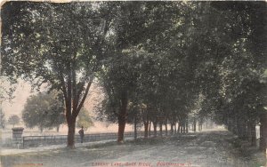 E7/ Portsmouth Ohio Postcard c1910 Lovers Lane Rose Ridge