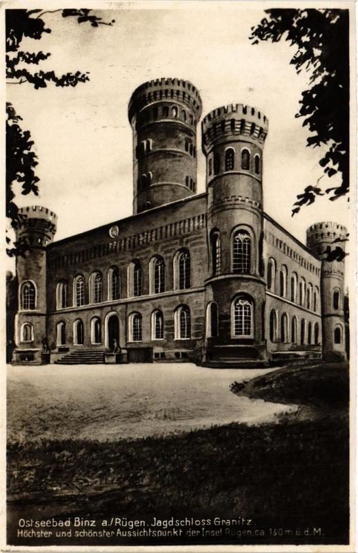 CPA AK Ostseebad Binz auf Rügen  Jagdschloss Granitz  GERMANY (662878)