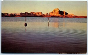 M-43195 Red Rock Monumented Sunset on Lake Powell Arizona-Utah USA