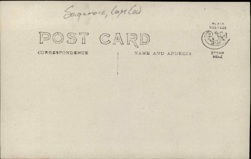 Sagamore Massachusetts MA Cape Cod Real Photo c1900s Postcard