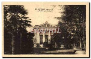 Old Postcard Cholet The courthouse