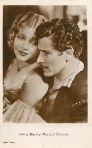 Cinema star film actors Vilma Banky - Ronald Colman