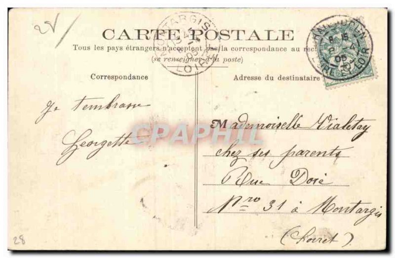 Old Postcard Chateau de Courtalain West Coast