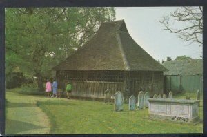 Suffolk Postcard - The Bell Cage, East Bergholt Church, Flatford RS13254