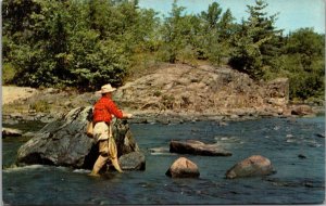 Fishing Greetings From Jackman Maine 1976