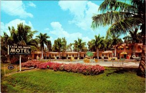 Fort Myers, FL Florida  CASA DEL HAVEN MOTEL~Owen McAllister  ROADSIDE Postcard