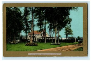 Chauncey Olcott Villa Saratoga Springs New York 1908  Vintage Postcard 