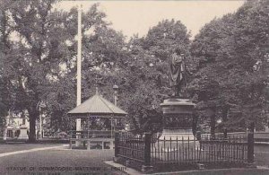 Rhode Island Newport Statue Of Commodore Matthew C Perry Touro Park Albertype