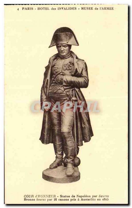 Paris - 7 - Invalides - Museum of Weapon - Statue of Napoleon - Old Postcard