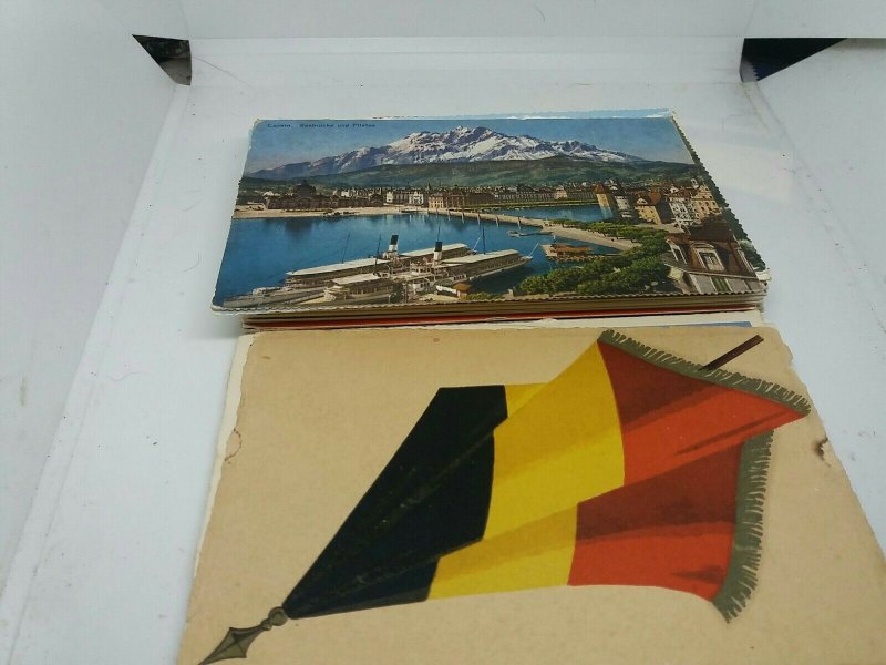 Job Lot 40+ Vintage Topographical Foreign Postcards Standard Size Mixed