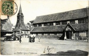 CPA ed. AQUA 837 HONFLEUR Église Ste-Catherine (214221)