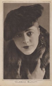 Valeska Suratt Silent Movie Film Star Antique Postcard