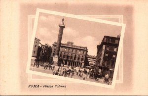 Italy Roma Rome PIazza Colonna