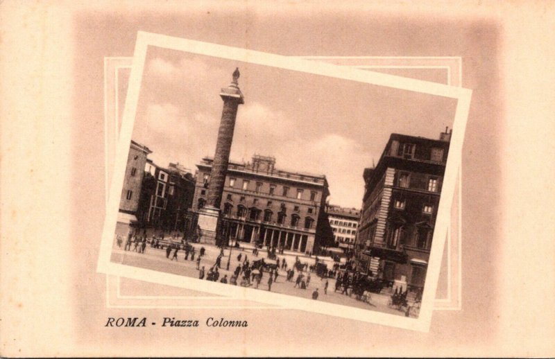 Italy Roma Rome PIazza Colonna