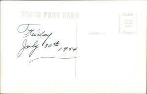 Lewiston ID Aerial View Real Photo Postcard