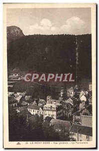 Old Postcard Le Mont Dore Vue Generale The funicular