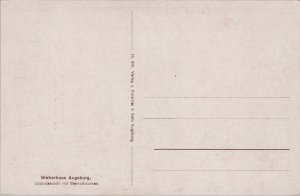 Germany Weberhaus Augsburg Vintage Postcard C119