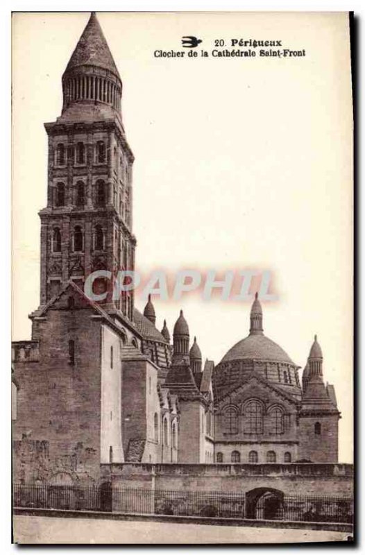Old Postcard Perigueux Tower of the P?rigueux Cathedral
