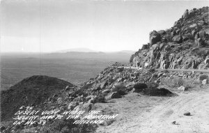 Postcard RPPC Arizona Highway 89 Desert View Mountain 1940s E-94 23-2738