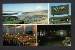 OR Adobe Resort Motel Motor Inn YACHATS OREGON Postcard