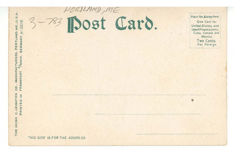 ME - Portland. Up High Street from Cumberland Avenue