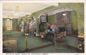 Vermont Manchester Worthy Inn Section Of Lounge 1934
