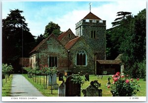 Postcard - Stoke Poges Church - Stoke Poges, England