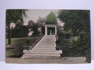 St Paul Minnesota Postcard Manheimer Memorial Como Park Landscape 1907 Germany