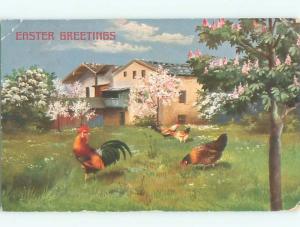 Divided-Back EASTER SCENE Great Postcard AA1268