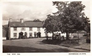 Newbridge On Wye The New Inn Oxfordshire Vintage Advertising Real Photo Postcard
