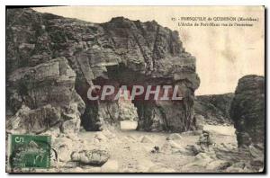 Old Postcard Quiberon Morbihan The Ark of Port Blanc view from outside
