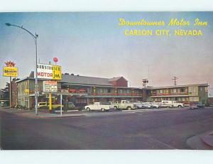 Pre-1980 DOWNTOWNER MOTEL Carson City Nevada NV M4559