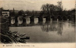 CPA MANTES - Le Vieux Pont de LIMAY (352936)