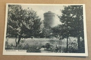 VINTAGE POSTCARD UNUSED - WATER TOWER, WILHELSHAVEN, LOWER SAXONY, GERMANY