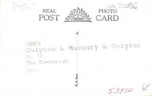 uk22096 the wheelright colyford devon real photo uk