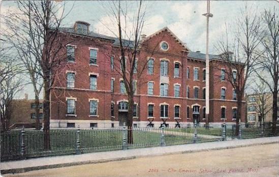 Massachusetts East Boston The Emerson School 1907