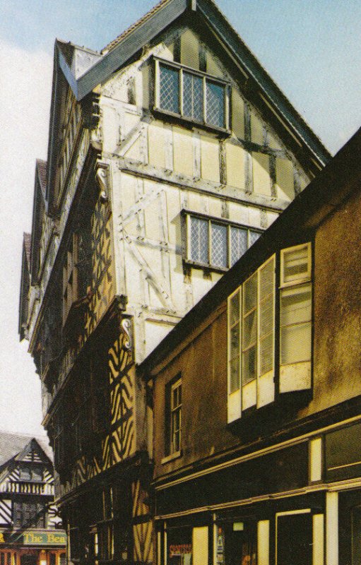 Staffordshire Postcard - Ancient High House - Stafford - Ref 19474A