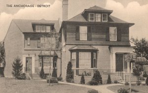 Vintage Postcard 1910's The Anchorage Newly Designed For Travelers Detroit MI