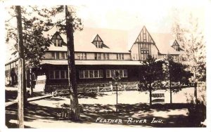 Feather River Inn Graegle California RPPC Real Photo postcard