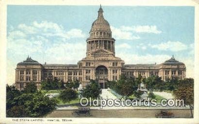 Austin, Texas, TX State Capital USA 1923 light wear, postal used 1923