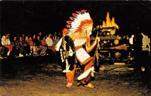 CAMP ARROWHEAD Lewes, Delaware RFD Council Fire Indian Summer Camp Postcard