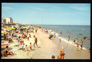 Delaware REHOBOTH BEACH Looking North Atlantic Sands Motel Henlopen Hotel Chrome