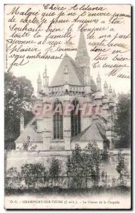 Old Postcard Champigny-sur-Veude The Bedside Chapel