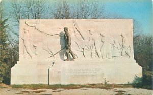 Wabash River Indiana Lincoln Memorial Chrome Postcard