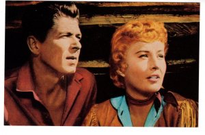 Ronald Reagan, Barbara Stanwyck, 1954 Movie Cattle Quen of Montana